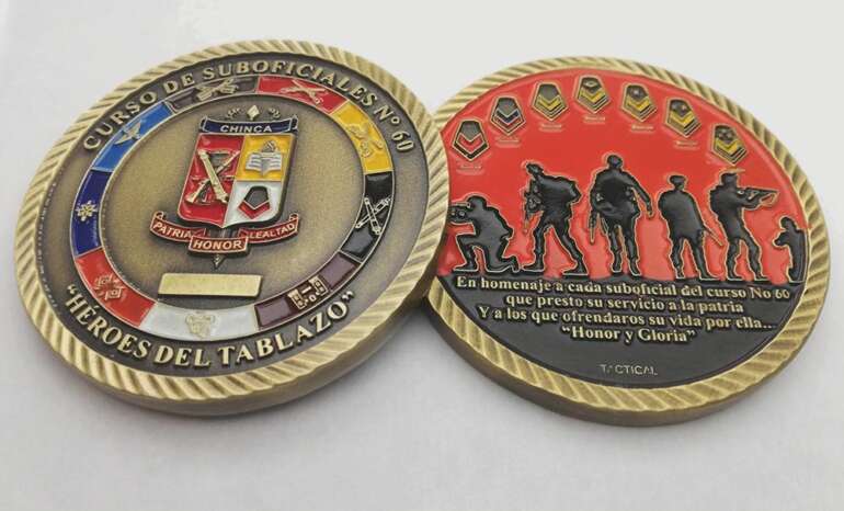 moneda curso 60 de suboficiales